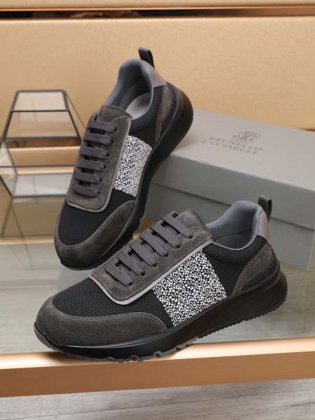 2025年9月20日入荷新品Brunello Cucinelliカジュアルシューズ/スニーカー｜メンズ靴人気本革製ギフト/誕生日/TL工場