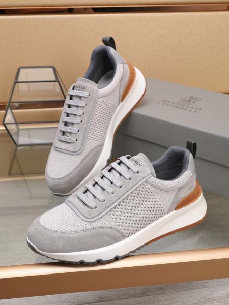 2025年9月20日入荷新品Brunello Cucinelliカジュアルシューズ/スニーカー｜メンズ靴人気本革製ギフト/誕生日/TL工場