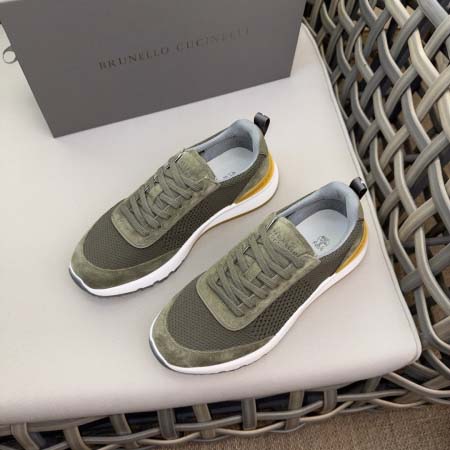 2025年9月20日入荷新品Brunello Cucinelliカジュアルシューズ/スニーカー｜メンズ靴人気本革製ギフト/誕生日/TL工場