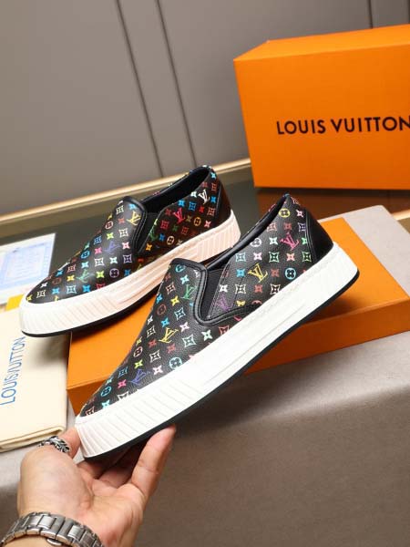2025年9月22日入荷新品Louis Vuittonカジュアルシューズ/スニーカー｜メンズ靴人気本革製ギフト/誕生日/TL工場