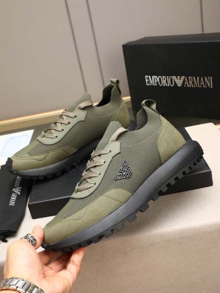 2025年9月22日入荷新品ARMANIカジュアルシューズ/スニーカー｜メンズ靴人気本革製ギフト/誕生日/TL工場
