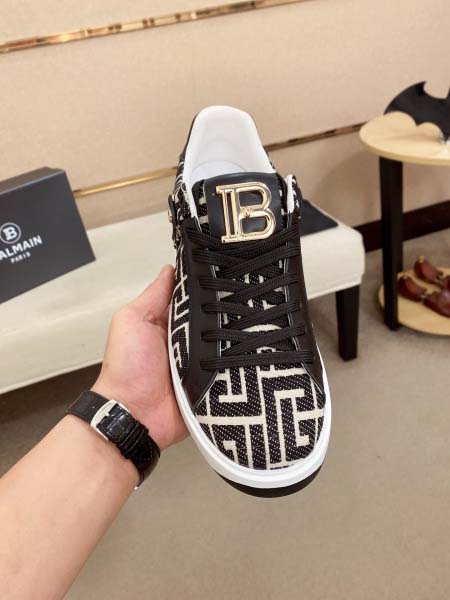 2025年9月22日入荷新品Balmainカジュアルシューズ/スニーカー｜メンズ靴人気本革製ギフト/誕生日/TL工場