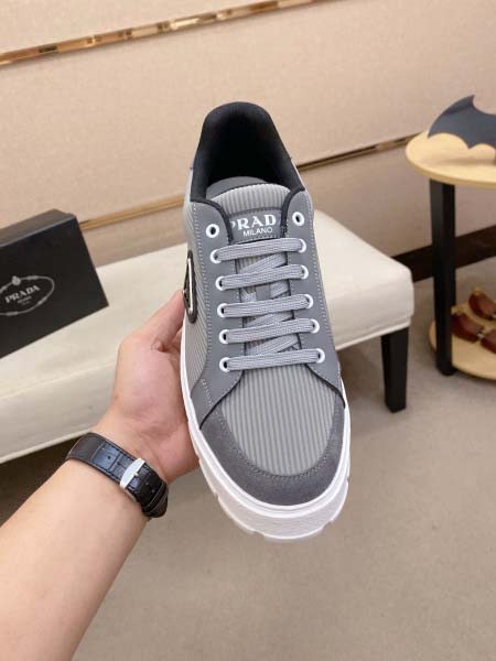 2025年9月22日入荷新品Pradaカジュアルシューズ/スニーカー｜メンズ靴人気本革製ギフト/誕生日/TL工場