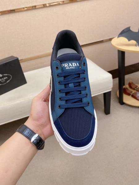 2025年9月22日入荷新品Pradaカジュアルシューズ/スニーカー｜メンズ靴人気本革製ギフト/誕生日/TL工場