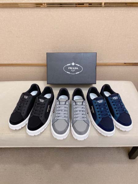 2025年9月22日入荷新品Pradaカジュアルシューズ/スニーカー｜メンズ靴人気本革製ギフト/誕生日/TL工場