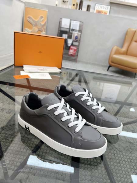 2025年9月23日入荷新品Hermesカジュアルシューズ/スニーカー｜メンズ靴人気本革製ギフト/誕生日/TL工場