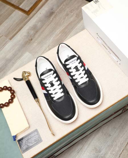 2025年9月23日入荷新品THOMBROWNEカジュアルシューズ/スニーカー｜メンズ靴人気本革製ギフト/誕生日/TL工場