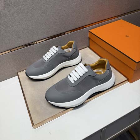 2025年9月23日入荷新品Hermesカジュアルシューズ/スニーカー｜メンズ靴人気本革製ギフト/誕生日/TL工場