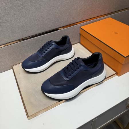 2025年9月23日入荷新品Hermesカジュアルシューズ/スニーカー｜メンズ靴人気本革製ギフト/誕生日/TL工場