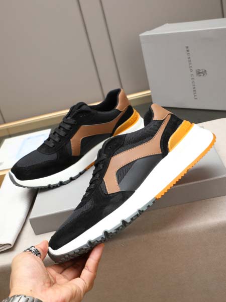 2025年9月23日入荷新品Brunello Cucinelliカジュアルシューズ/スニーカー｜メンズ靴人気本革製ギフト/誕生日/TL工場