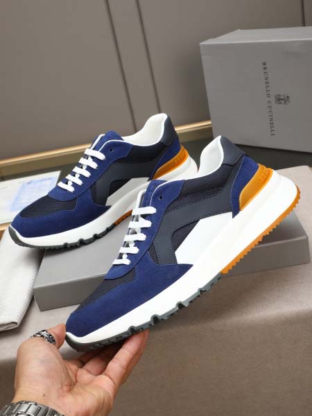 2025年9月23日入荷新品Brunello Cucinelliカジュアルシューズ/スニーカー｜メンズ靴人気本革製ギフト/誕生日/TL工場