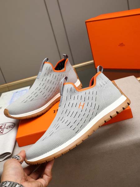 2025年9月23日入荷新品Hermesカジュアルシューズ/スニーカー｜メンズ靴人気本革製ギフト/誕生日/TL工場