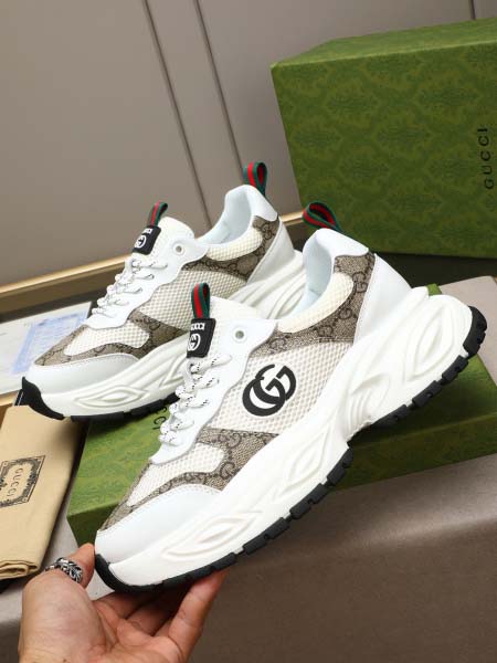 2025年9月23日入荷新品Gucciカジュアルシューズ/スニーカー｜メンズ靴人気本革製ギフト/誕生日/TL工場