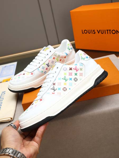 2025年9月23日入荷新品Louis Vuittonカジュアルシューズ/スニーカー｜メンズ靴人気本革製ギフト/誕生日/TL工場