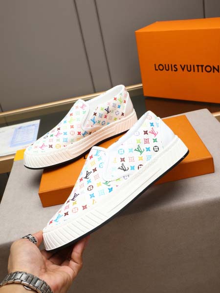 2025年9月23日入荷新品Louis Vuittonカジュアルシューズ/スニーカー｜メンズ靴人気本革製ギフト/誕生日/TL工場
