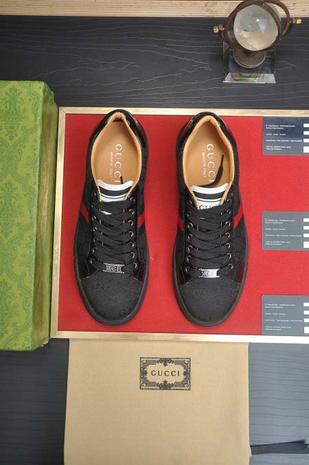 2025年9月23日入荷新品GUCCIカジュアルシューズ/スニーカー｜メンズ靴人気本革製ギフト/誕生日/TL工場