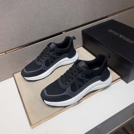 2025年9月23日入荷新品Armaniカジュアルシューズ/スニーカー｜メンズ靴人気本革製ギフト/誕生日/TL工場