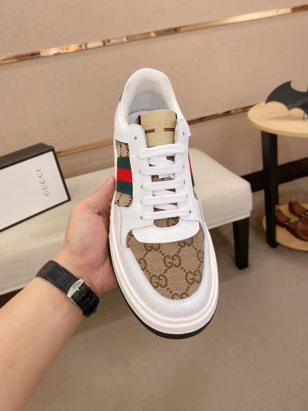 2025年9月23日入荷新品Gucciカジュアルシューズ/スニーカー｜メンズ靴人気本革製ギフト/誕生日/TL工場