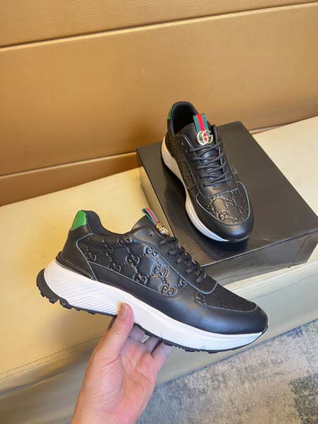 2025年9月23日入荷新品Gucciカジュアルシューズ/スニーカー｜メンズ靴人気本革製ギフト/誕生日/TL工場