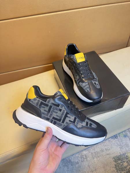 2025年9月23日入荷新品Fendiカジュアルシューズ/スニーカー｜メンズ靴人気本革製ギフト/誕生日/TL工場