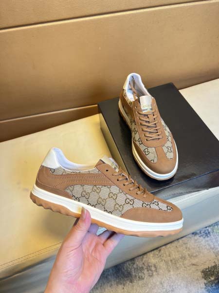 2025年9月23日入荷新品Gucciカジュアルシューズ/スニーカー｜メンズ靴人気本革製ギフト/誕生日/TL工場