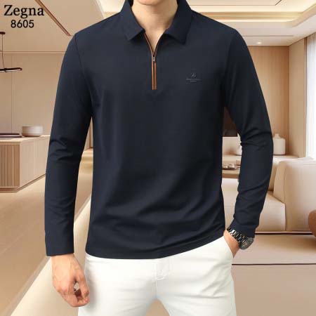 2025年9月23日入荷新作ZEGNA 長袖ポロ 秋物 冬物高品質人気商品/LM工場