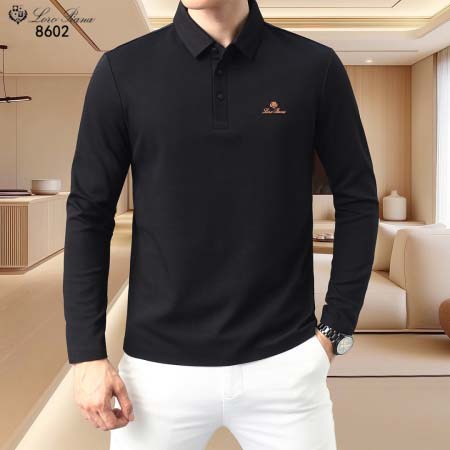 2025年9月23日入荷新作loro piana長袖ポロ 秋物 冬物高品質人気商品/LM工場