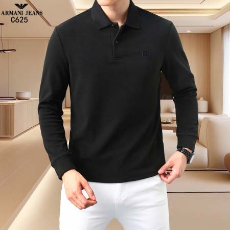 2025年9月23日入荷新作ARMANI 長袖ポロ 秋物 冬物高品質人気商品/LM工場