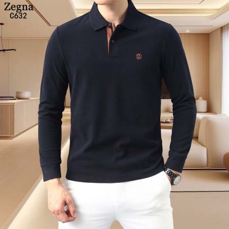 2025年9月23日入荷新作ZEGNA 長袖ポロ 秋物 冬物高品質人気商品/LM工場