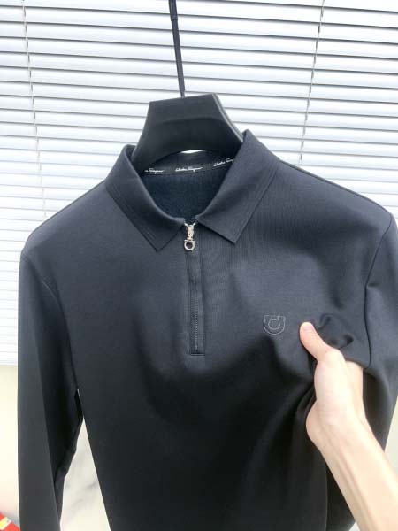 2025年9月23日入荷秋冬新作Ferragamo長袖ポロ 秋物 冬物高品質人気商品/LM工場