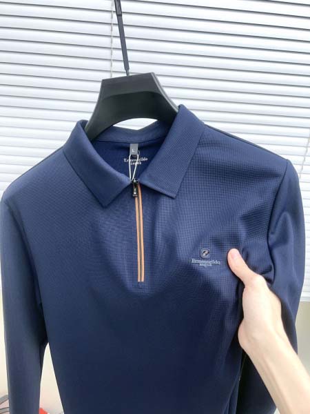 2025年9月23日入荷秋冬新作Ermenegildo Zegna長袖ポロ 秋物 冬物高品質人気商品/LM工場