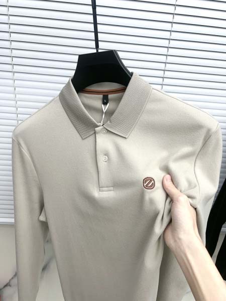 2025年9月23日入荷秋冬新作Zegna 長袖ポロ 秋物 冬物高品質人気商品/LM工場