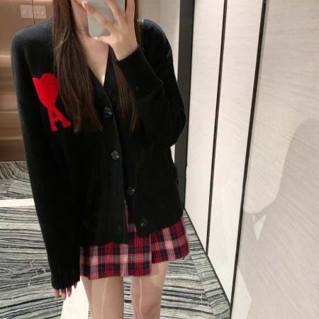 2025年9月27日入荷秋冬新作AMI ニットカーディガン  ファッション/誕生日プレゼント/贈り物 can工場