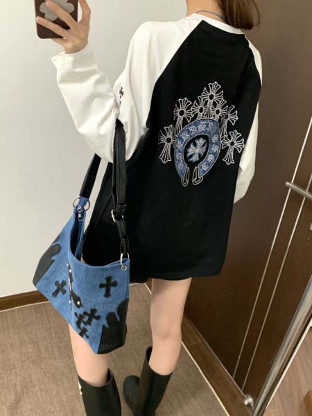 2025年9月30日入荷秋冬新作Chrome hearts 長袖tシャツ ファッション/誕生日プレゼント/贈り物 can工場