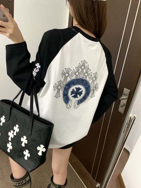 2025年9月30日入荷秋冬新作Chrome hearts長袖tシャツ ファッション/誕生日プレゼント/贈り物 can工場