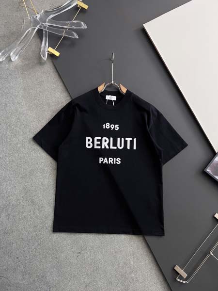 2025年9月2日入荷 新作Berluti 半袖 tシャツ高...