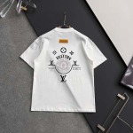 2025年9月3日入荷 新作Louis Vuitton半袖 tシャツ高級なプレゼント/誕生日プレゼント/高品質/メンツ/記念品/ wenzhou工場