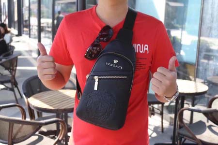 2025年9月5日入荷新作Versace/人気/本革/バッグ...