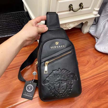 2025年9月5日入荷新作Versace/人気/本革/バッグ...