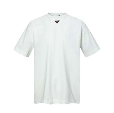 2025年9月9日入荷新作Prada半袖 tシャツ高品質人気...