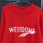 2025年9月9日入荷新作WE11DONEセーター高品質人気商品/誕生日プレゼント/FF工場