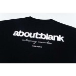 2025年9月11日入荷秋冬新作aboutblank半袖 tシャツ高品質人気商品/誕生日プレゼント/FF工場