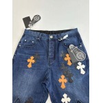 2025年9月15日入荷秋冬新作Chrome Heartsジーパン高品質人気商品/誕生日プレゼント/FF工場