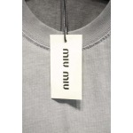 2025年9月15日入荷秋冬新作Miumiu半袖 tシャツ高品質人気商品/誕生日プレゼント/FF工場