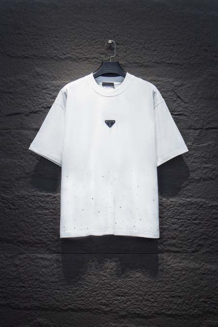 2025年9月15日入荷秋冬新作Prada半袖 tシャツ高品...