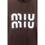 2025年9月15日入荷秋冬新作Miumiu半袖 tシャツ高品質人気商品/誕生日プレゼント/FF工場