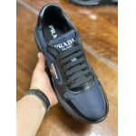 2025年9月17日入荷新品Pradaカジュアルシューズ/スニーカー｜メンズ靴人気本革製ギフト/誕生日/XG工場