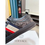2025年9月23日入荷新品Versace  カジュアルシューズ/スニーカー｜メンズ靴人気本革製ギフト/誕生日/TL工場