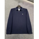 2025年9月23日入荷新作Brunello Cucinelli長袖ポロ 秋物 冬物高品質人気商品/LM工場
