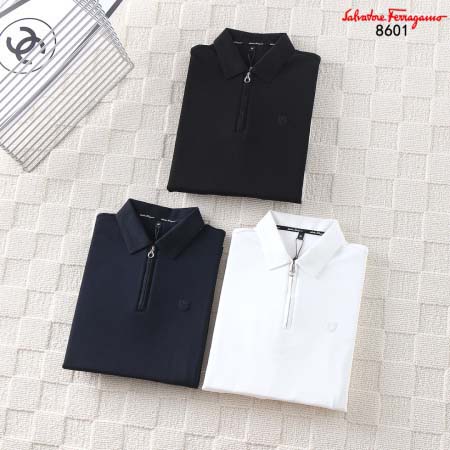 2025年9月23日入荷新作Ferragamo長袖ポロ 秋物...